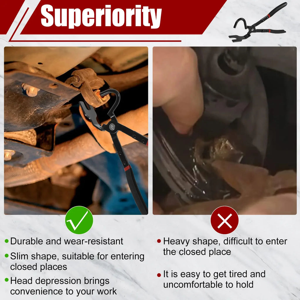 Hanger Removal Tool - Exhaust Bracket Pliers Kit | Wrench Haus