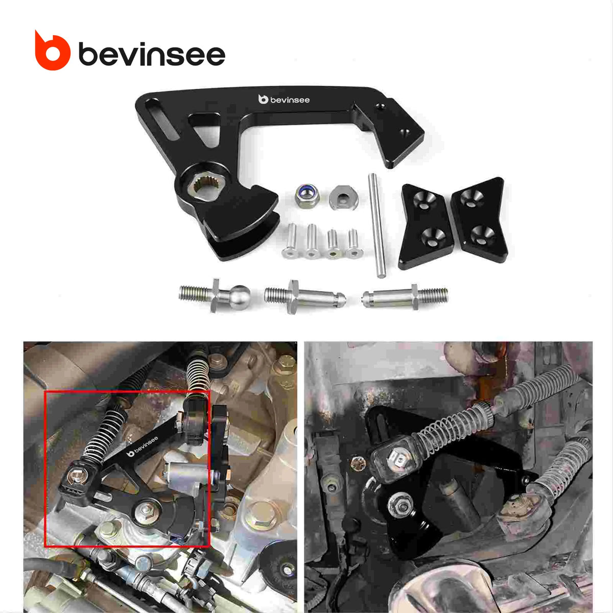 Adjustable billet aluminum short shifter arm for VW Golf MK7 GTI | Wrench Haus