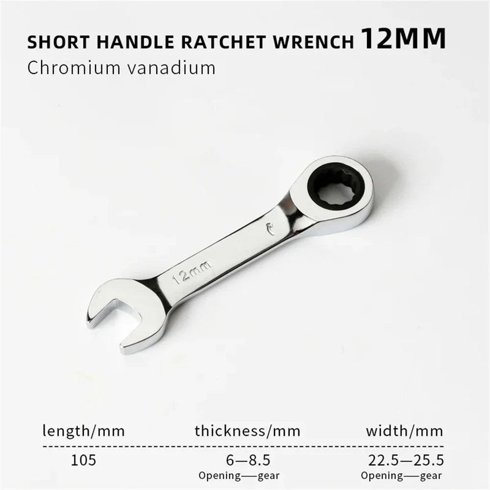 Reversible Stubby Combination Wrench Set - view 11 | Wrench Haus