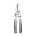 Multifunctional Wire Stripper & Electrician Pliers - Full view of multifunctional electrician pliers in closed position showing stainless steel body | Wrench Haus