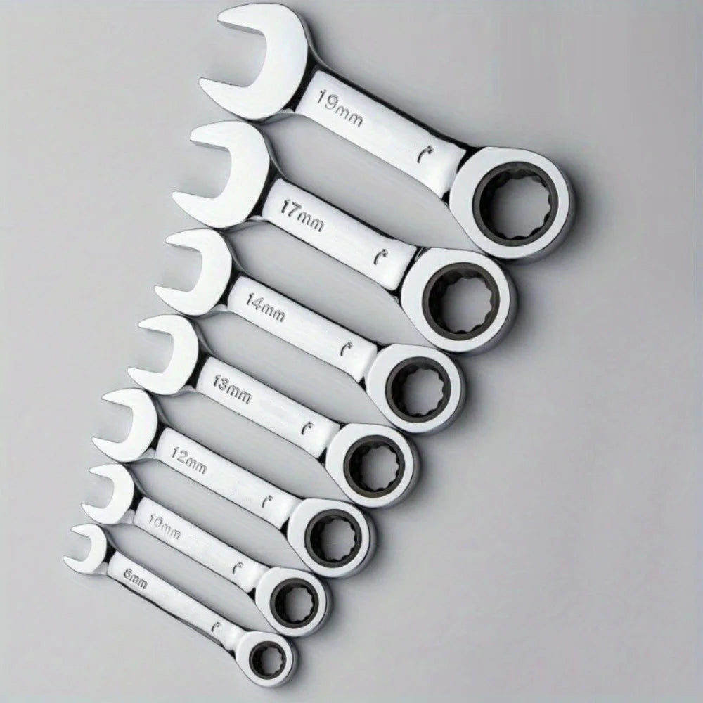 72-tooth reversible ratchet stubby wrench for tight engine bay access | Wrench Haus