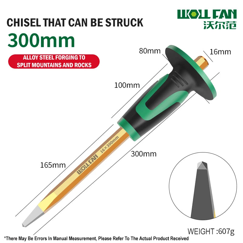 Punch and chisel set in hardened alloy steel, view 7 | Wrench Haus