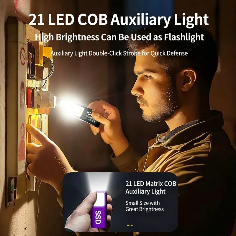Mini COB LED Flashlight - view 8 | Wrench Haus