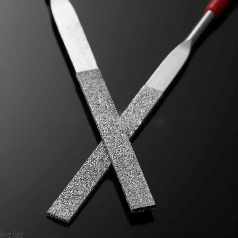 Diamond needle files used for jewelry and metal finishing