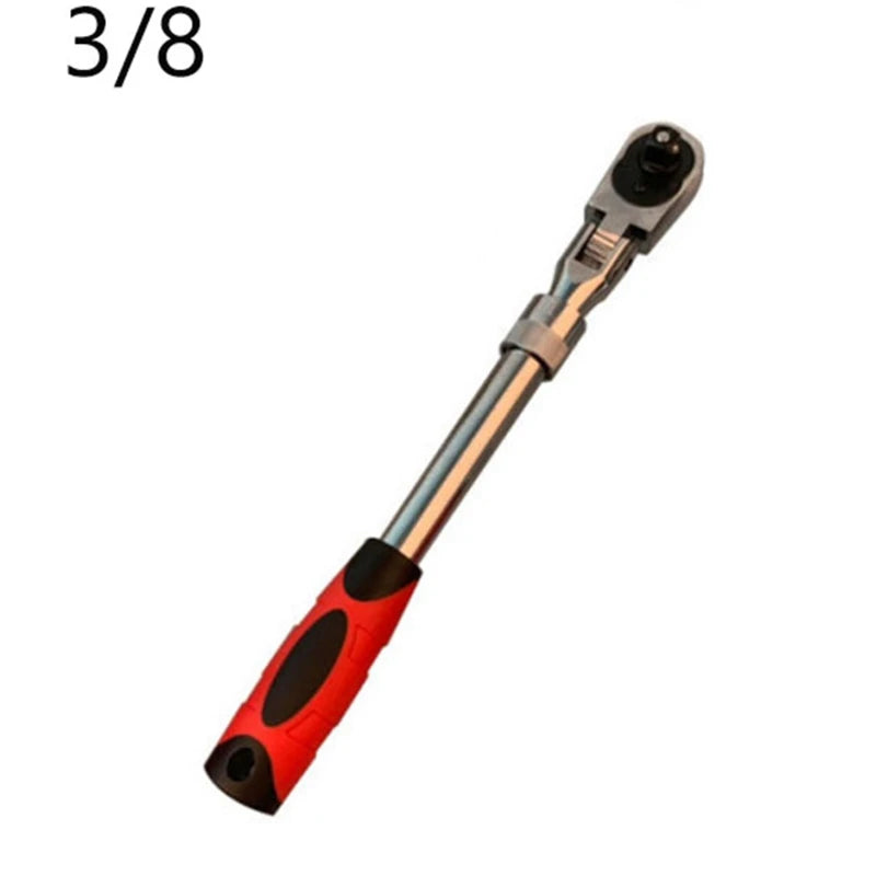 72-Tooth Flex-Head Ratchet, Carbon Steel - Full Length View | Wrench Haus