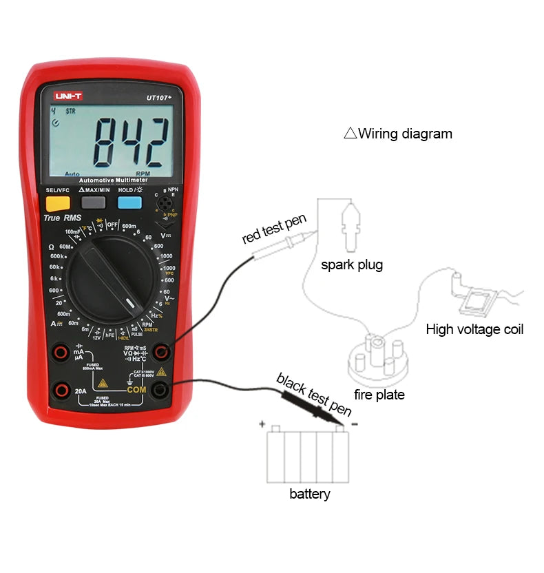 UNI-T UT105+/UT107+ Automotive Multimeter - view 10 | Wrench Haus