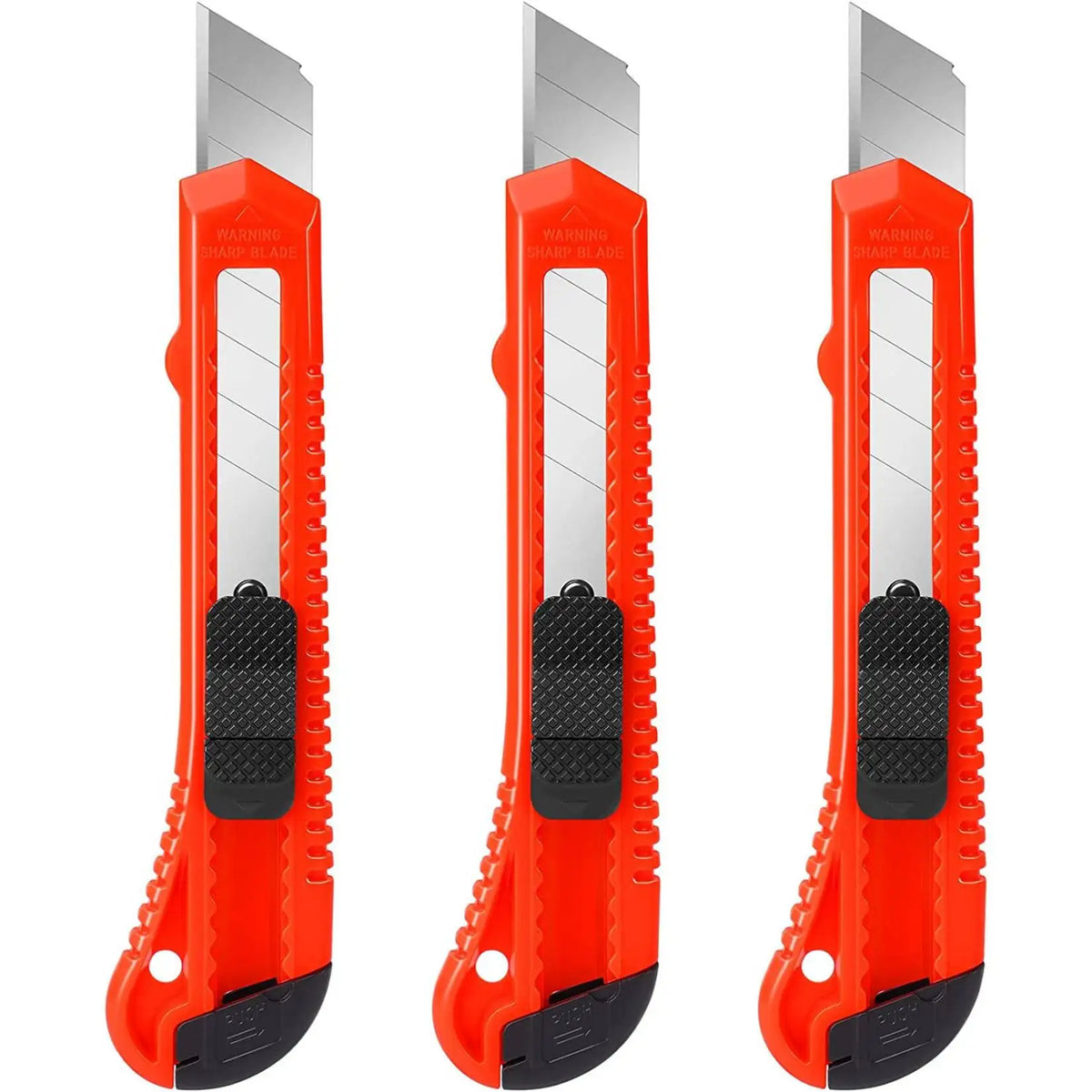 Retractable utility knives with locking slide mechanism | Wrench Haus