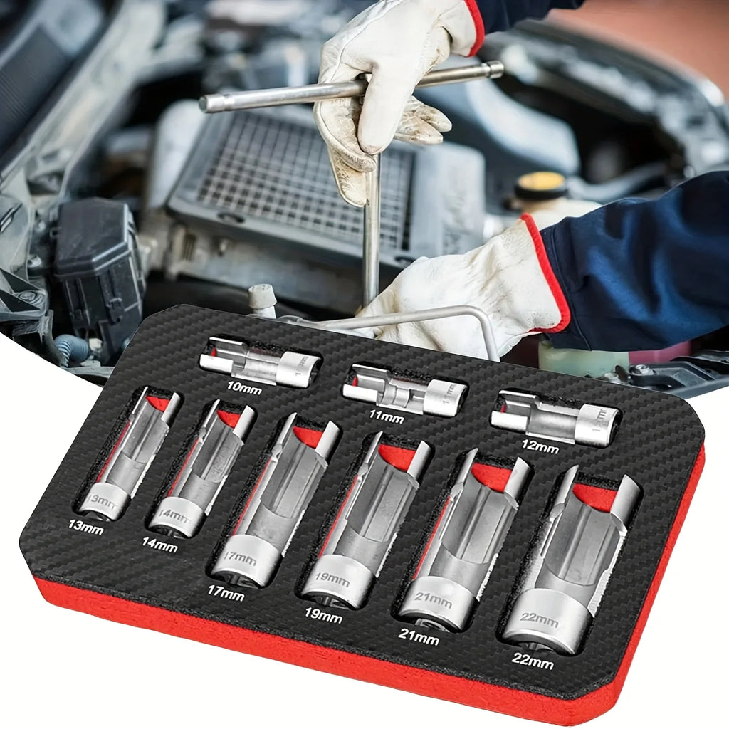 O2 Sensor Socket & Thread Chaser Set - Size Range | Wrench Haus