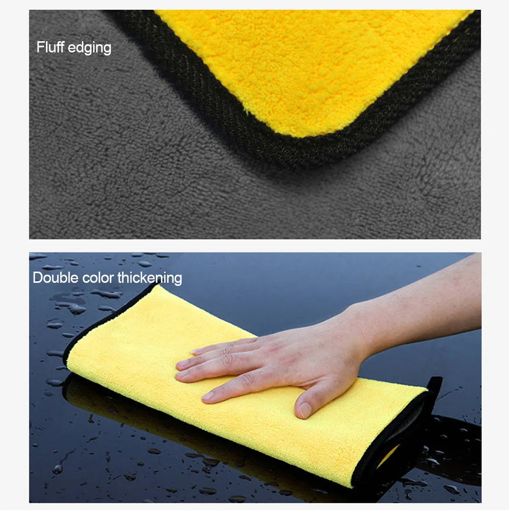 Hemmed Microfiber Car Wash Towel - view 10 | Wrench Haus