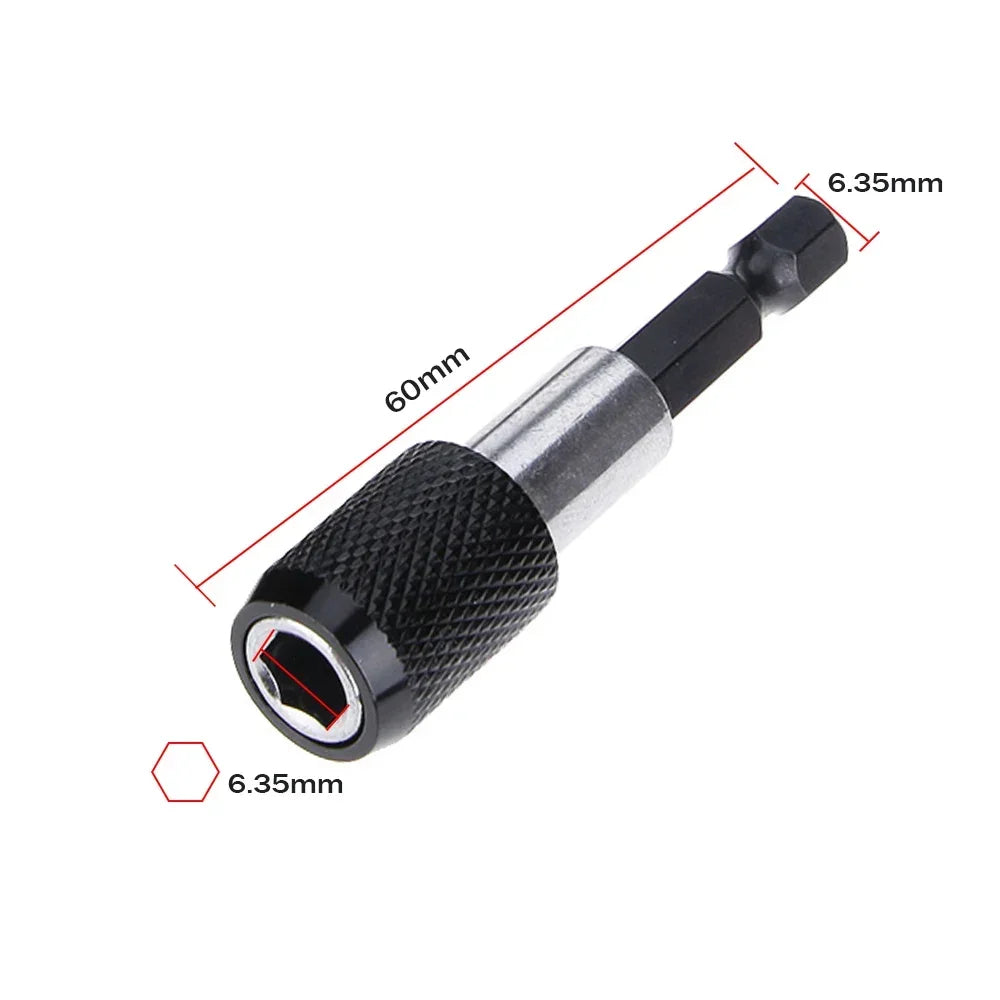 Magnetic Bit Holder Extension Set - 60/100/150mm 1/4-Inch Hex Shank