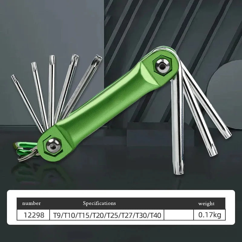 Compact folding hex key tool for bike and household repairs | Wrench Haus