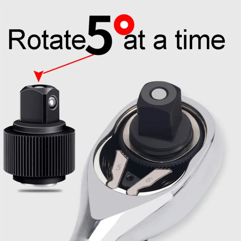 Stubby ratchet drive size comparison