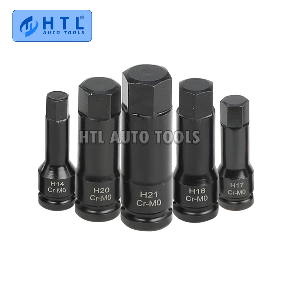 16-Piece Impact Hex Bit Socket Set H5-H21 - 1/2 Inch Drive Fitment | Wrench Haus