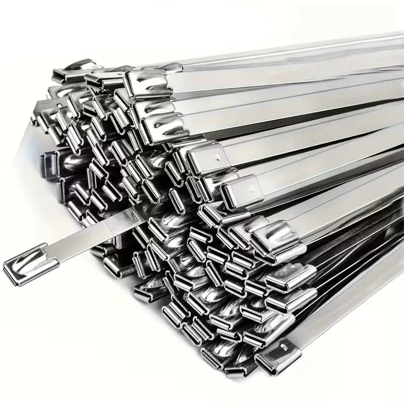 20-piece stainless steel zip ties 10 inch