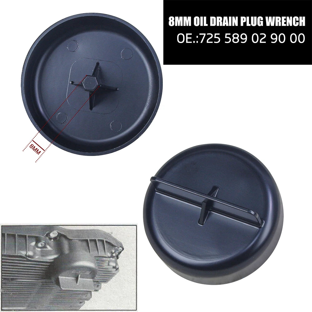 Transmission Oil Filling Tool Mercedes-Benz - OE 725 589 02 90 00 compatible oil drain plug wrench and filling cap | Wrench Haus