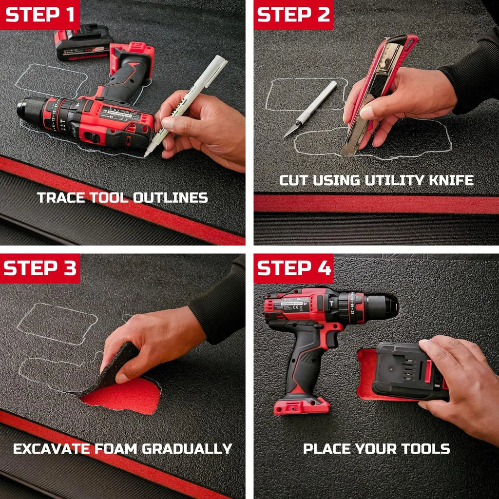 Foam Insert - Custom Tool Organizer Storage | Wrench Haus