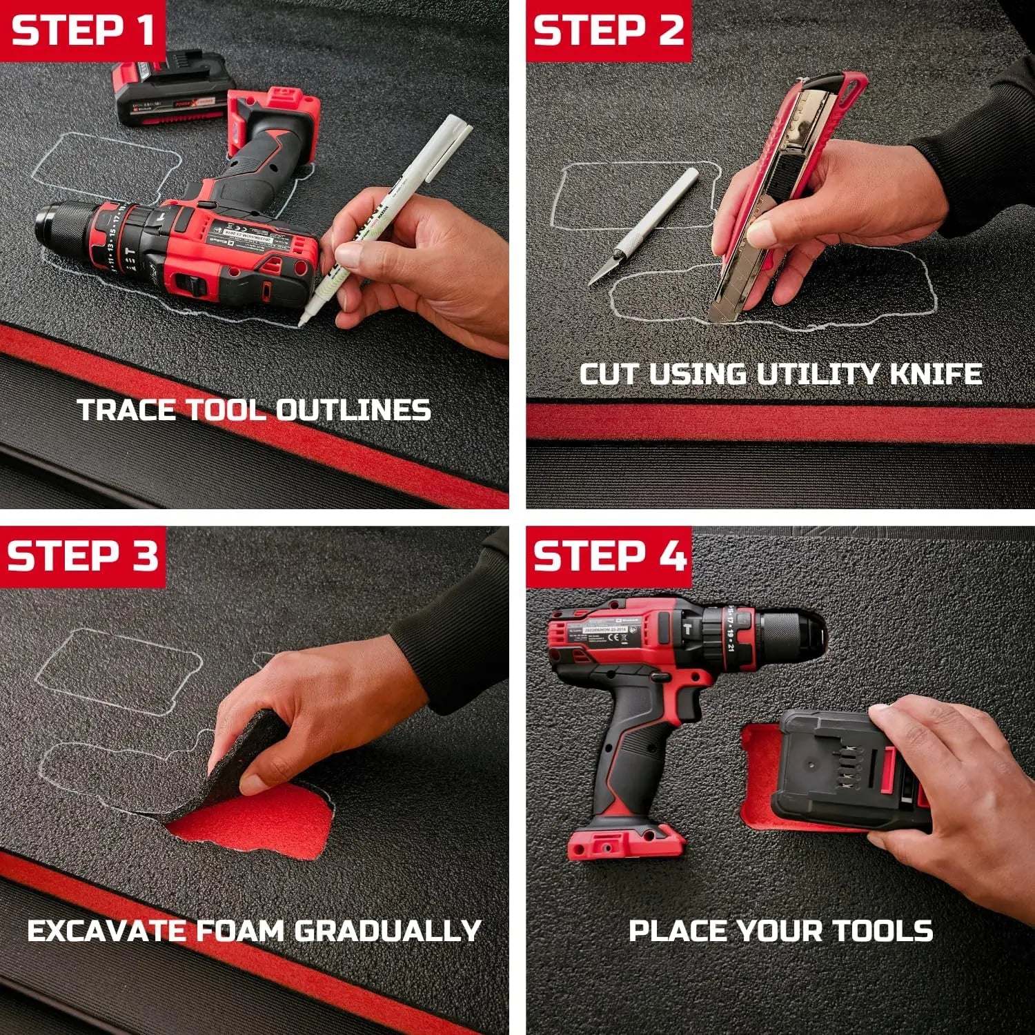 Foam Insert - Custom Tool Organizer Storage | Wrench Haus