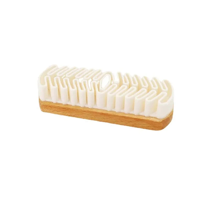 Deerskin plush brush used on Alcantara trim panel | Wrench Haus