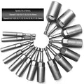 Power Nut Driver Bit Set 80mm - 5.5-19mm Hex Shank | Wrench Haus