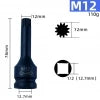 Schlagschraubernüsse-Set M5-M19 | 1/2" Antrieb 12-kant