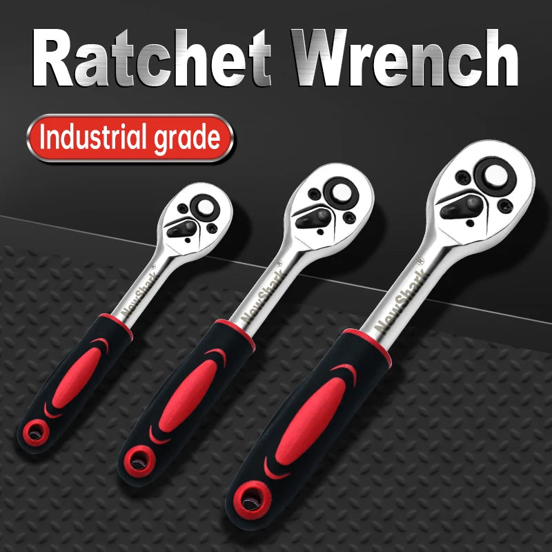 Heavy-duty reversible ratchet handle