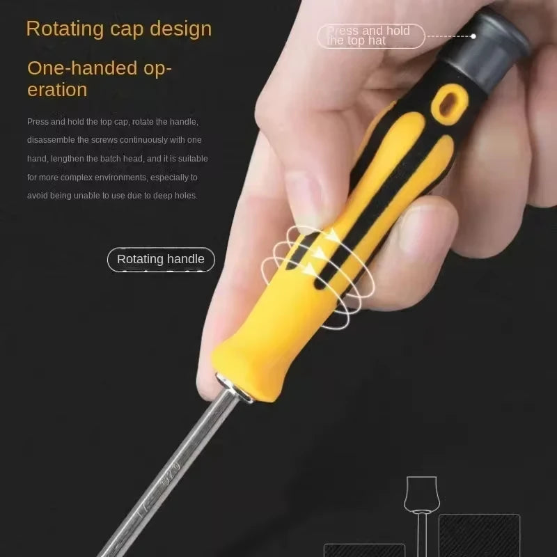 Magnetic screwdriver set used for home repair