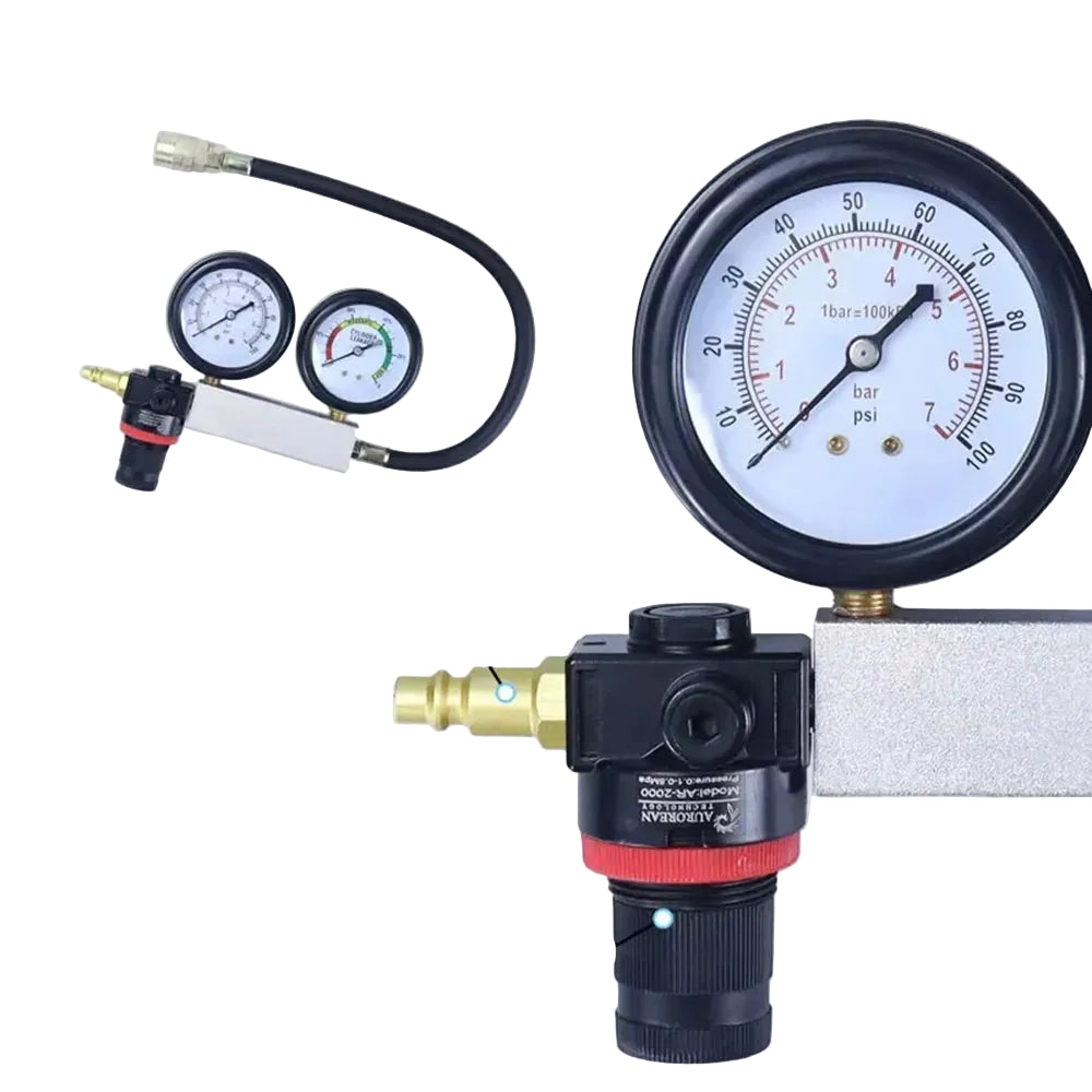 Zylinder-Lecktester & Kompressionsverlust-Detektor-Set – Diagnose für Benzin- & Dieselmotoren