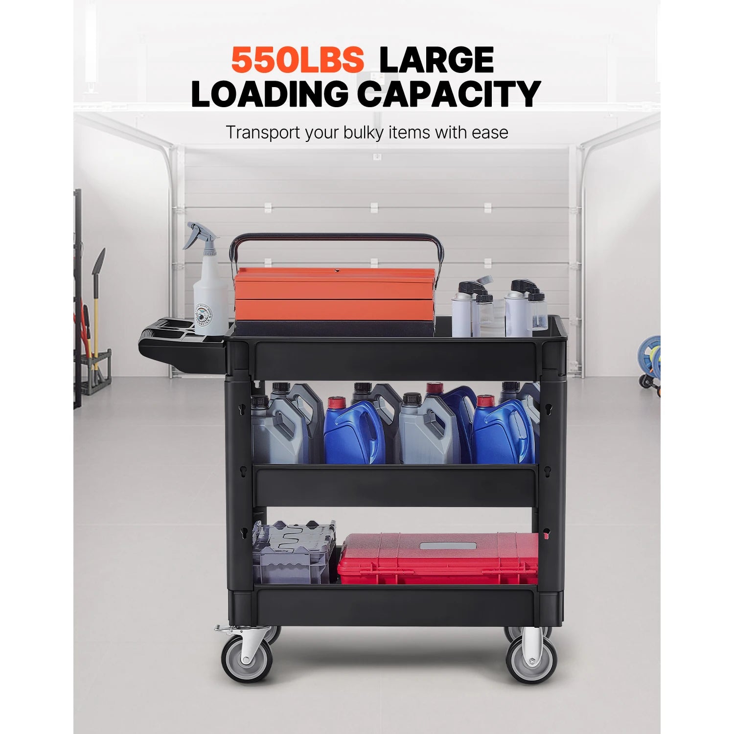 Service Cart - Heavy Duty Shop Floor Utility Kit | Wrench Haus