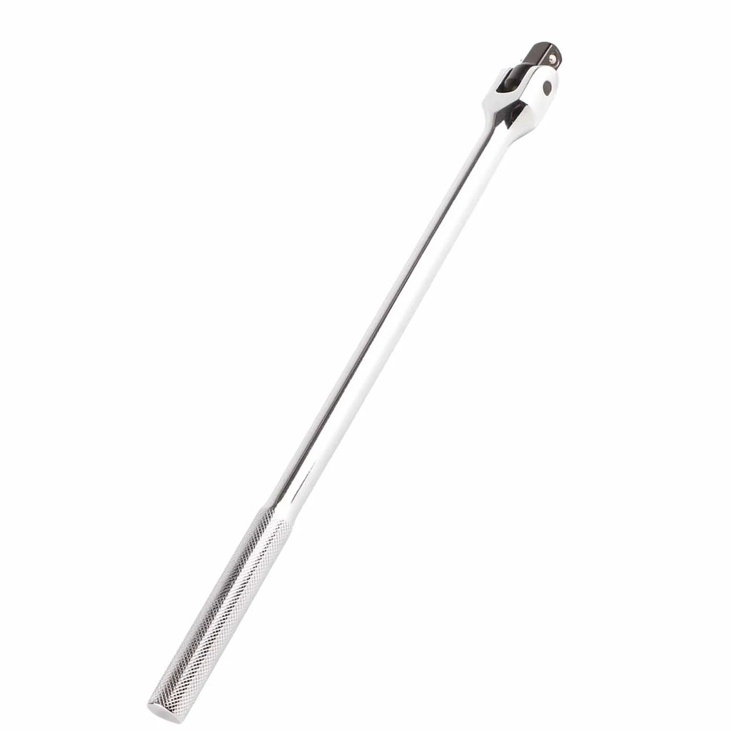 1/2" Drive Flexible Breaker Bar - Full bar at angle showing chrome vanadium steel construction and slim profile | Wrench Haus