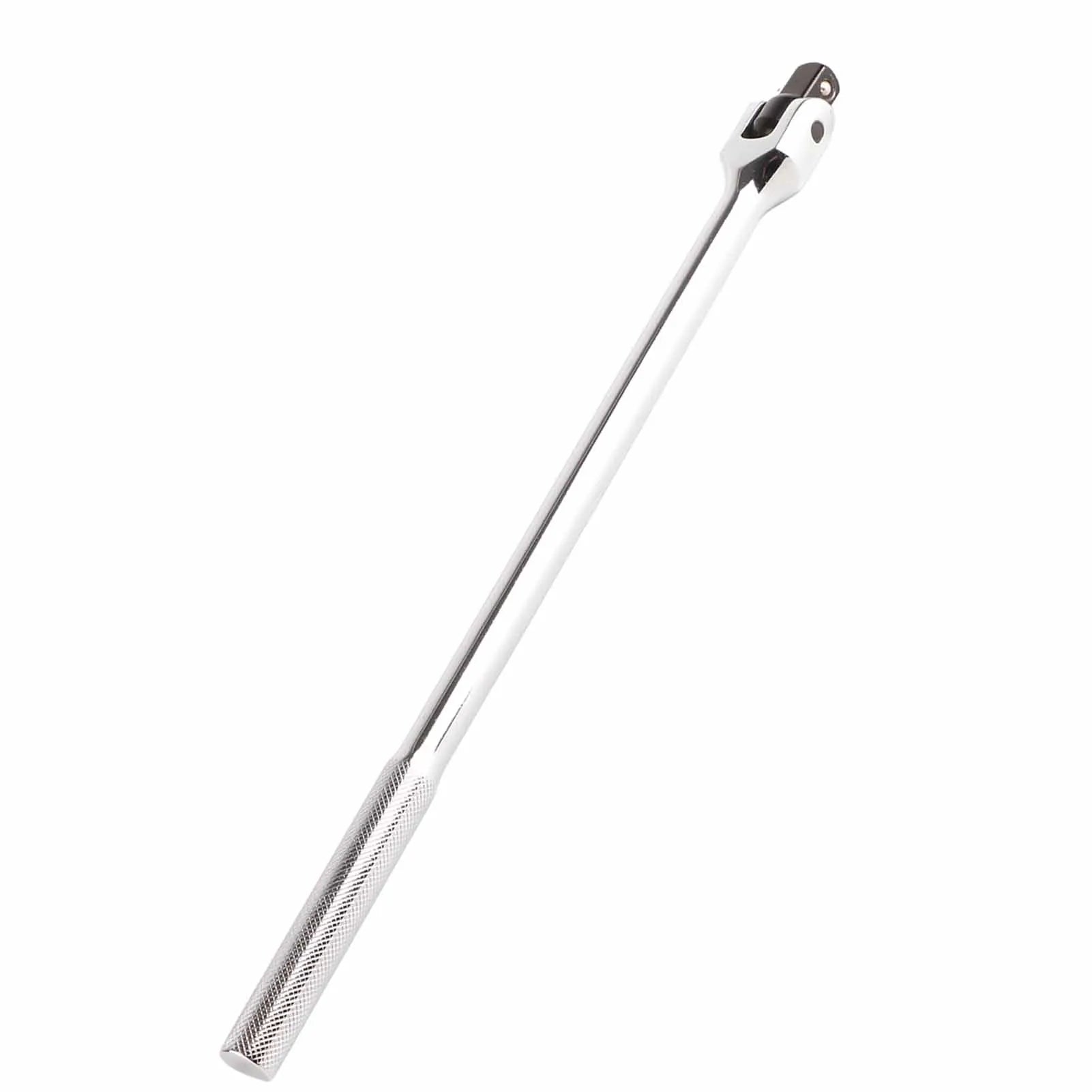 1/2" Drive Flexible Breaker Bar - Full bar at angle showing chrome vanadium steel construction and slim profile | Wrench Haus