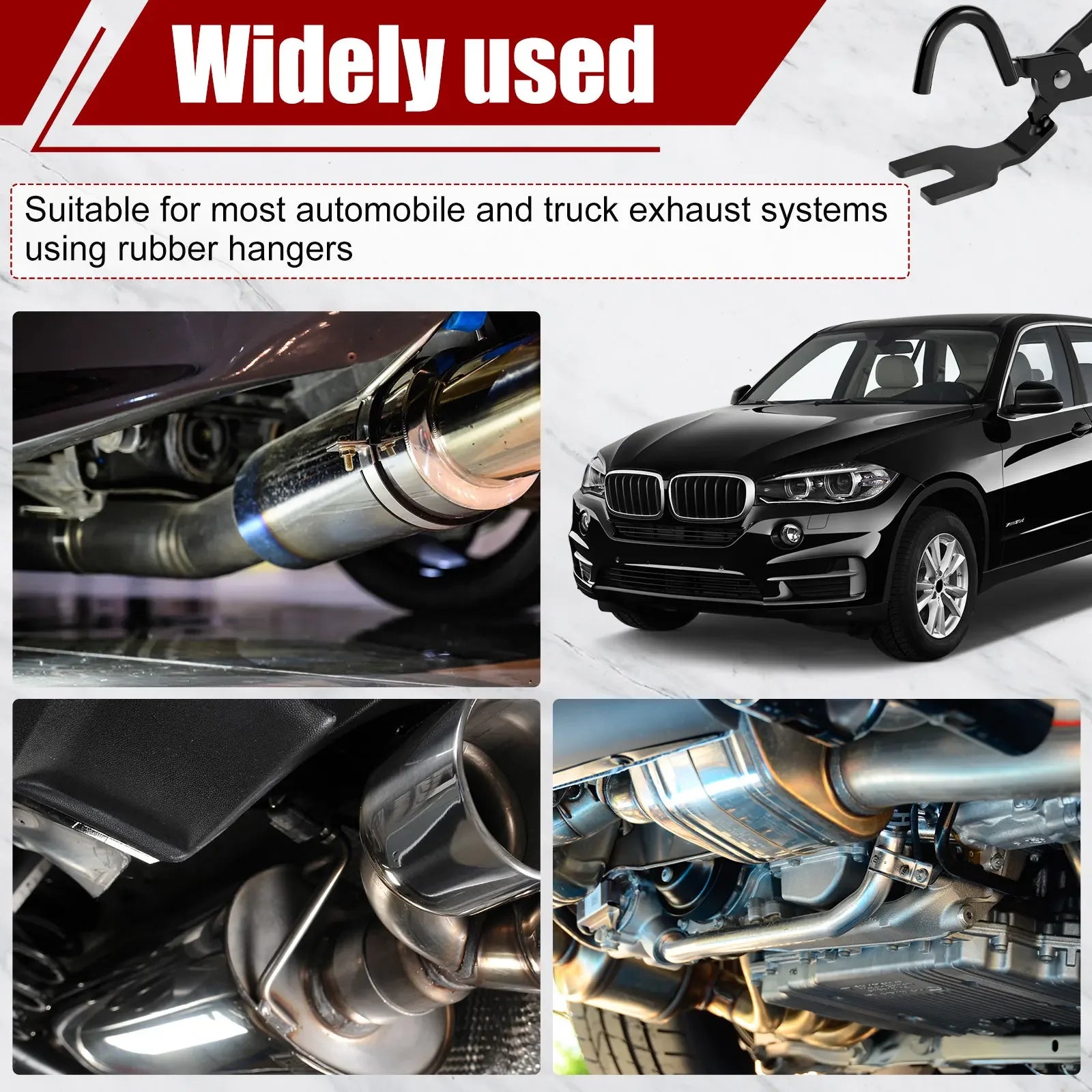 Rubber Hanger Pliers - Exhaust Removal Workshop Tool | Wrench Haus