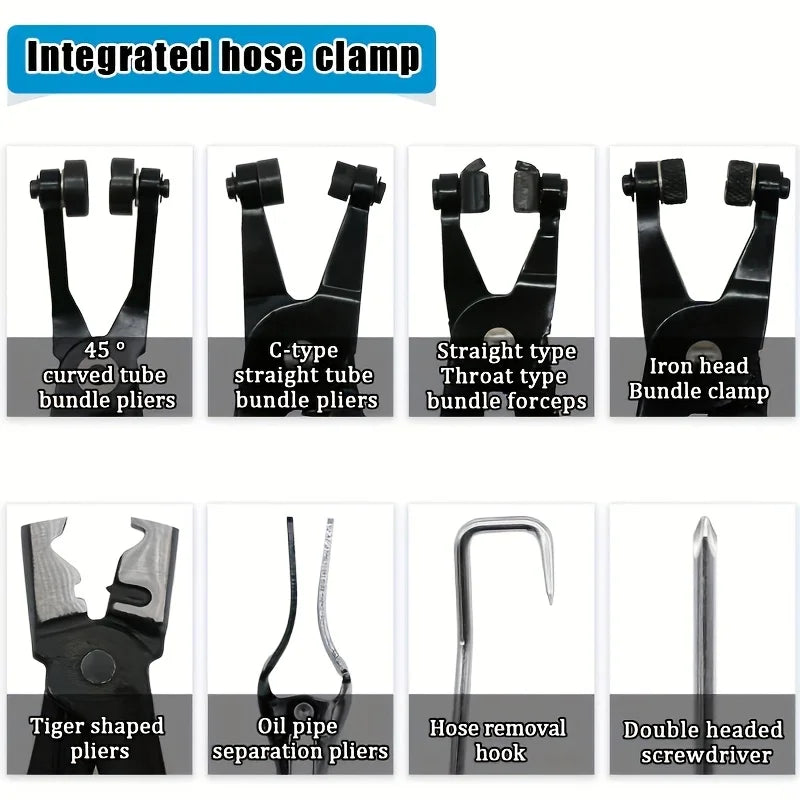 Flat Band Hose Clamp Pliers - Jaw Detail | Wrench Haus