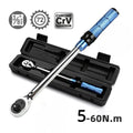 3/8" Drive Torque Wrench 5-60N.m - Chrome vanadium steel click-type torque wrench with molded carry case | Wrench Haus