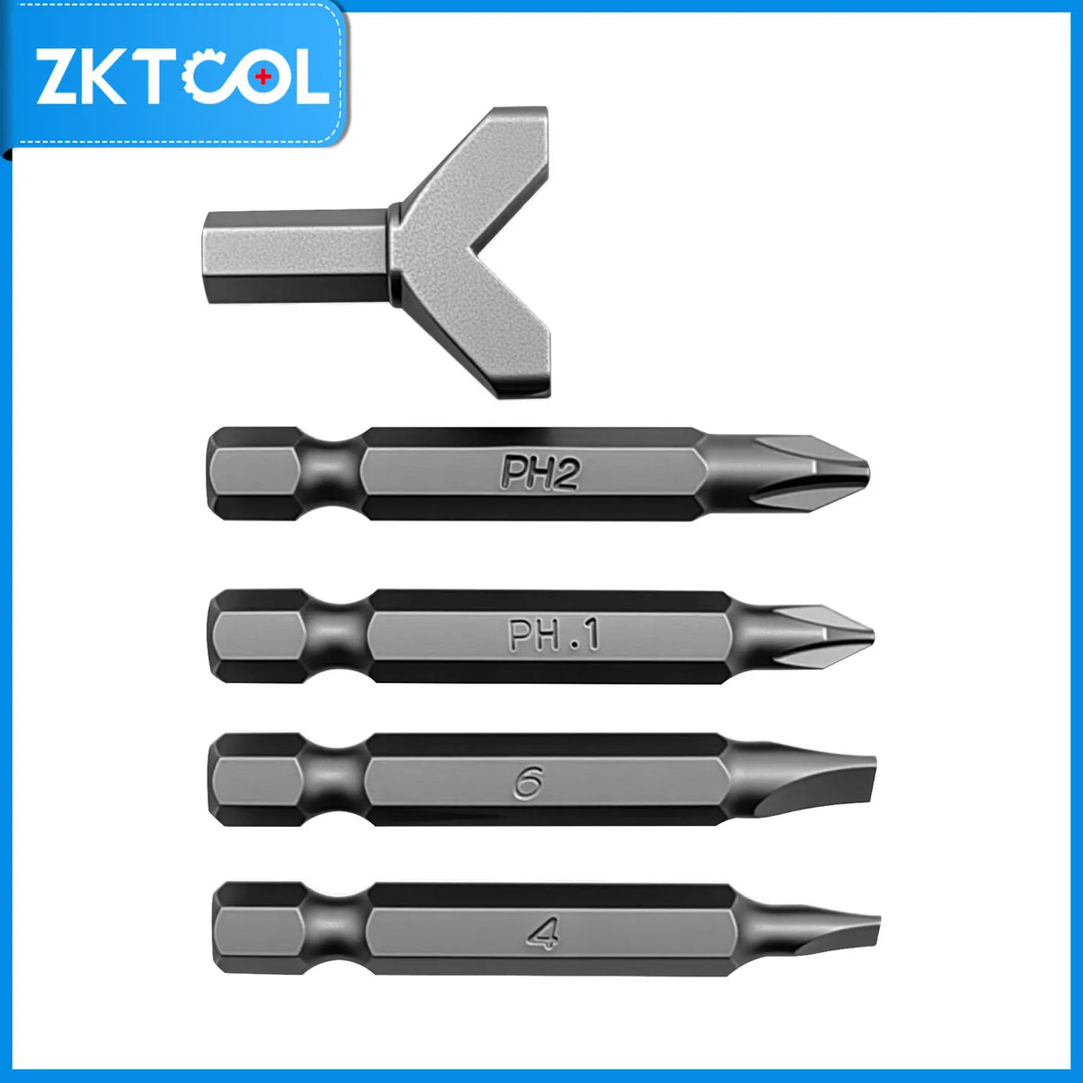 Spanner bit and long Phillips and slotted power bits included in the 130-piece metric socket set | Wrench Haus