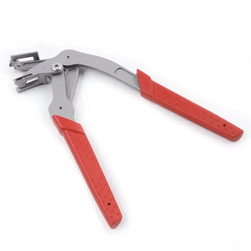 Universal Trim Clip Removal Pliers - Side profile view of trim clip pliers fully open showing pivot mechanism and serrated jaws | Wrench Haus