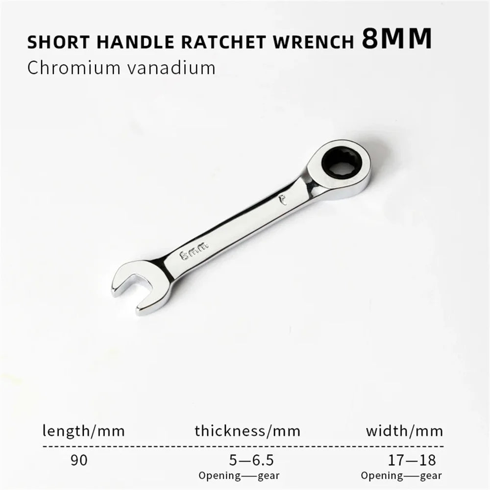 Reversible Stubby Combination Wrench Set - view 7 | Wrench Haus