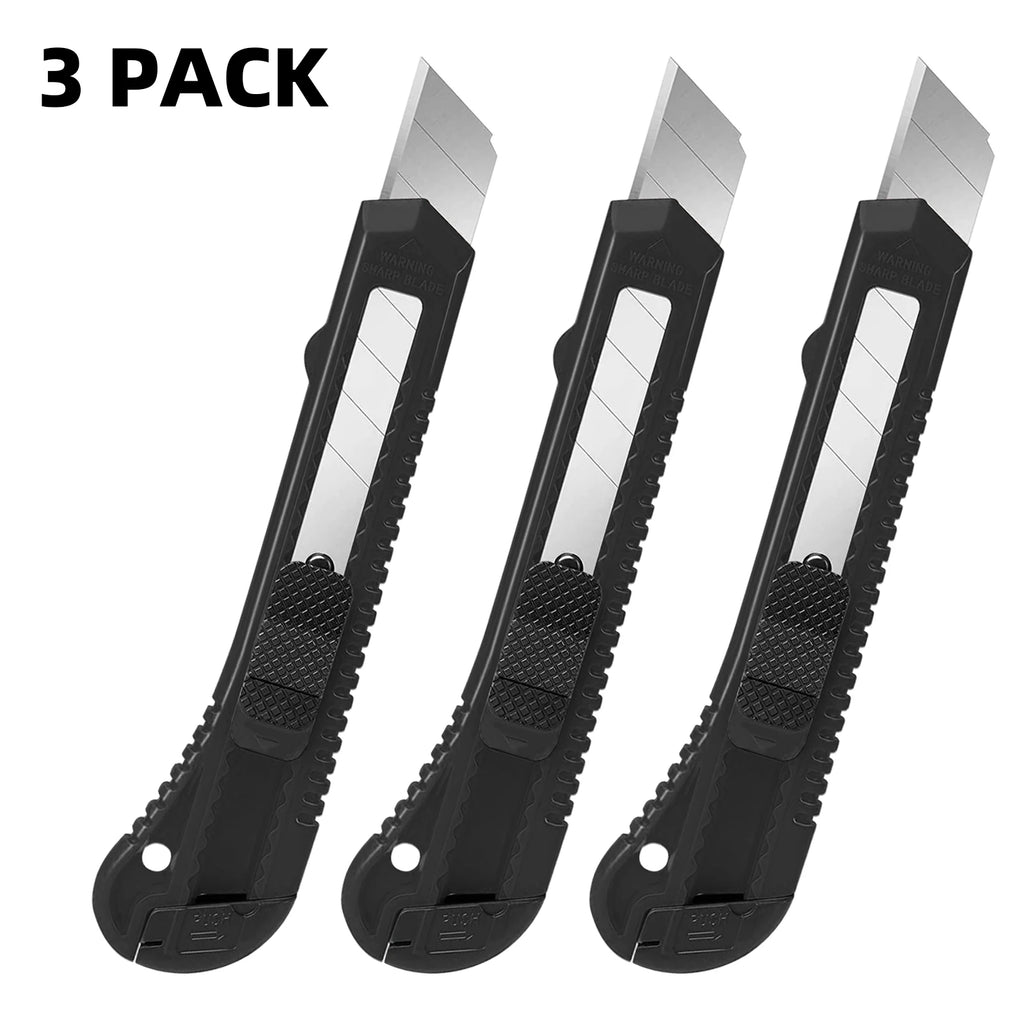 Compact utility knife grip for breaking down cartons | Wrench Haus