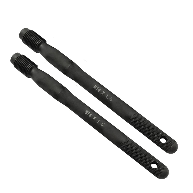 Wheel Alignment Guide Pin Single - Knurled End 160mm Black | Wrench Haus