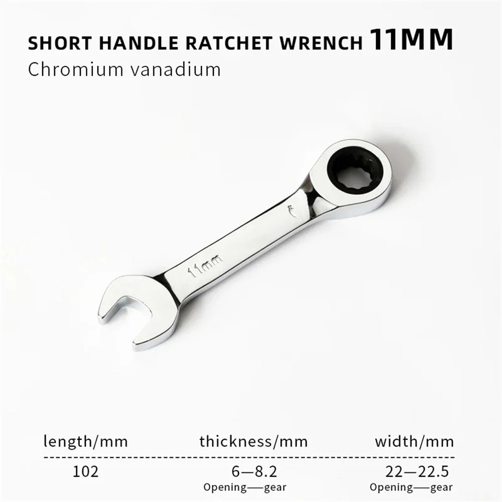 Reversible Stubby Combination Wrench Set - view 10 | Wrench Haus