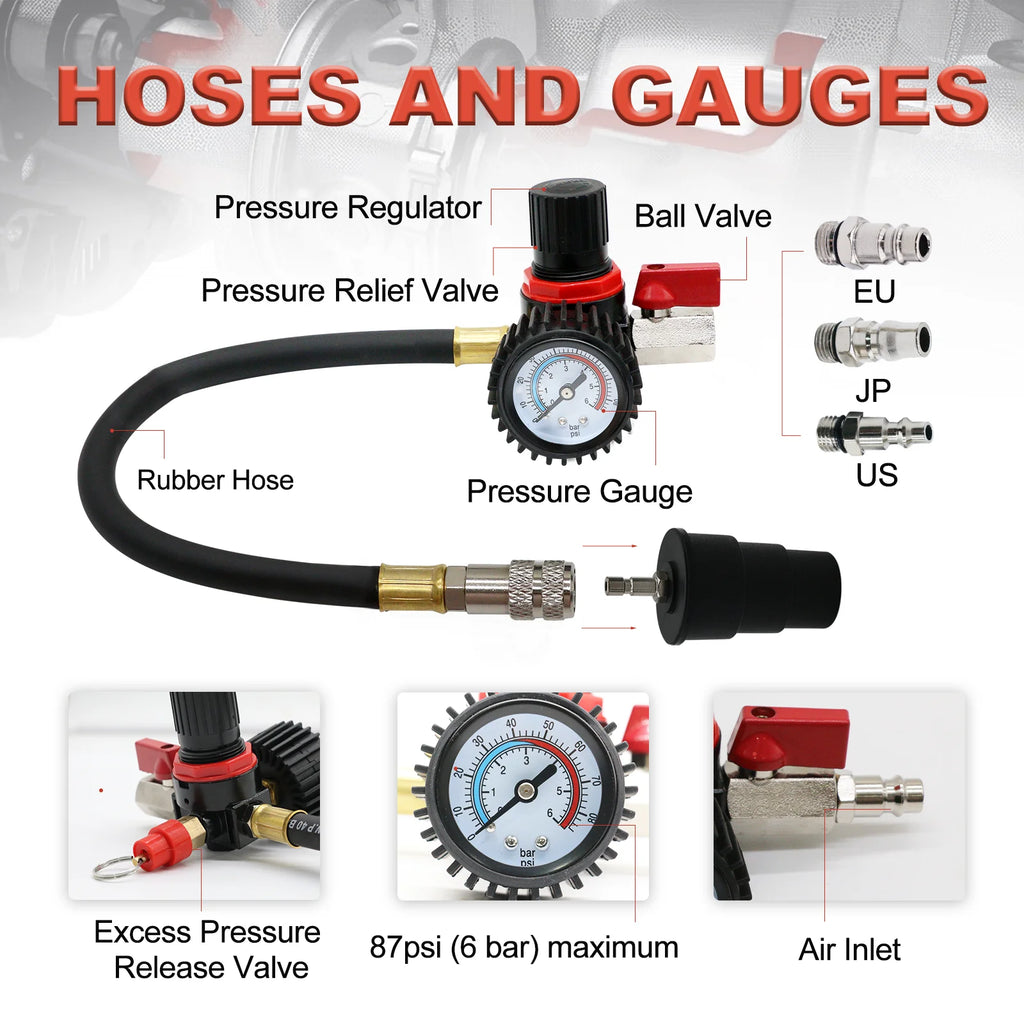 Turbo leak tester adapters 35mm to 90mm | Wrench Haus