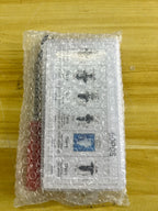 Bagged push retainer clip kit sealed in bubble wrap with clip chart visible | Wrench Haus