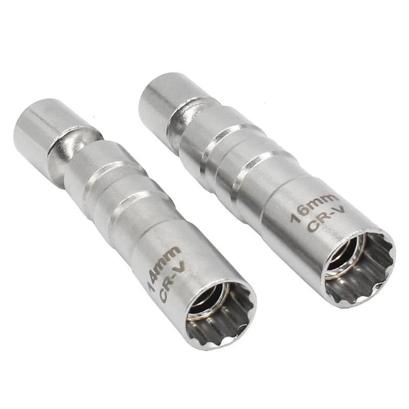 Magnetischer Zündkerzenschlüssel | 14mm & 16mm | 3/8" Antrieb | 12-kant Dünnwandig