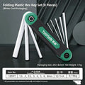 Folding hex key multi-tool, carbon steel construction | Wrench Haus
