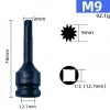 Schlagschraubernüsse-Set M5-M19 | 1/2" Antrieb 12-kant