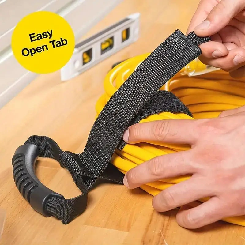 Extension Cord Organizer Strap Packaging - Multipurpose Heavy-Duty Storage Handle Garage RV Boat | Wrench Haus