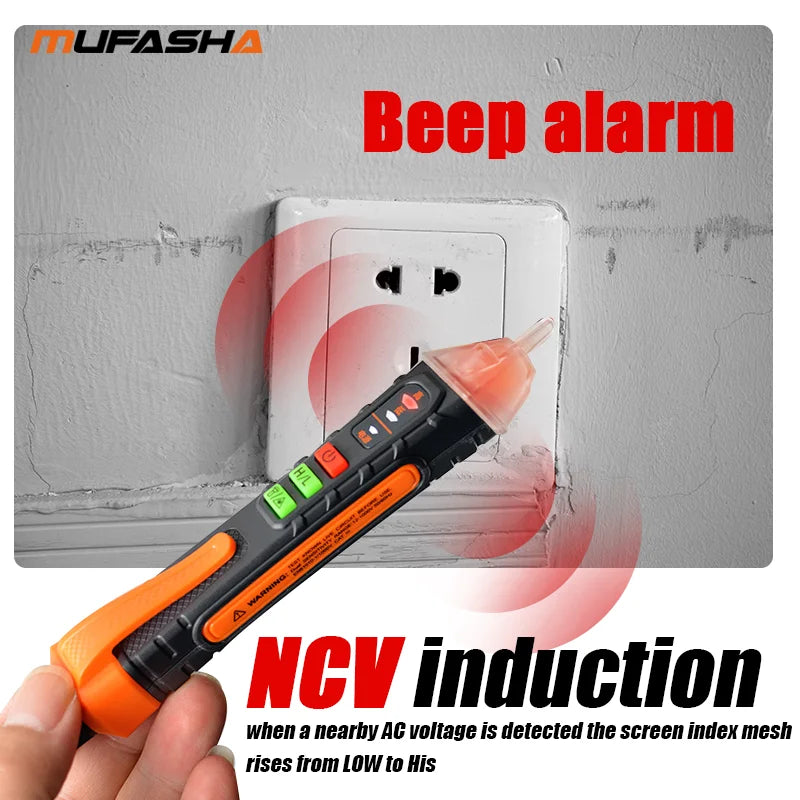 Voltage tester pen for checking live wires through insulation | Wrench Haus