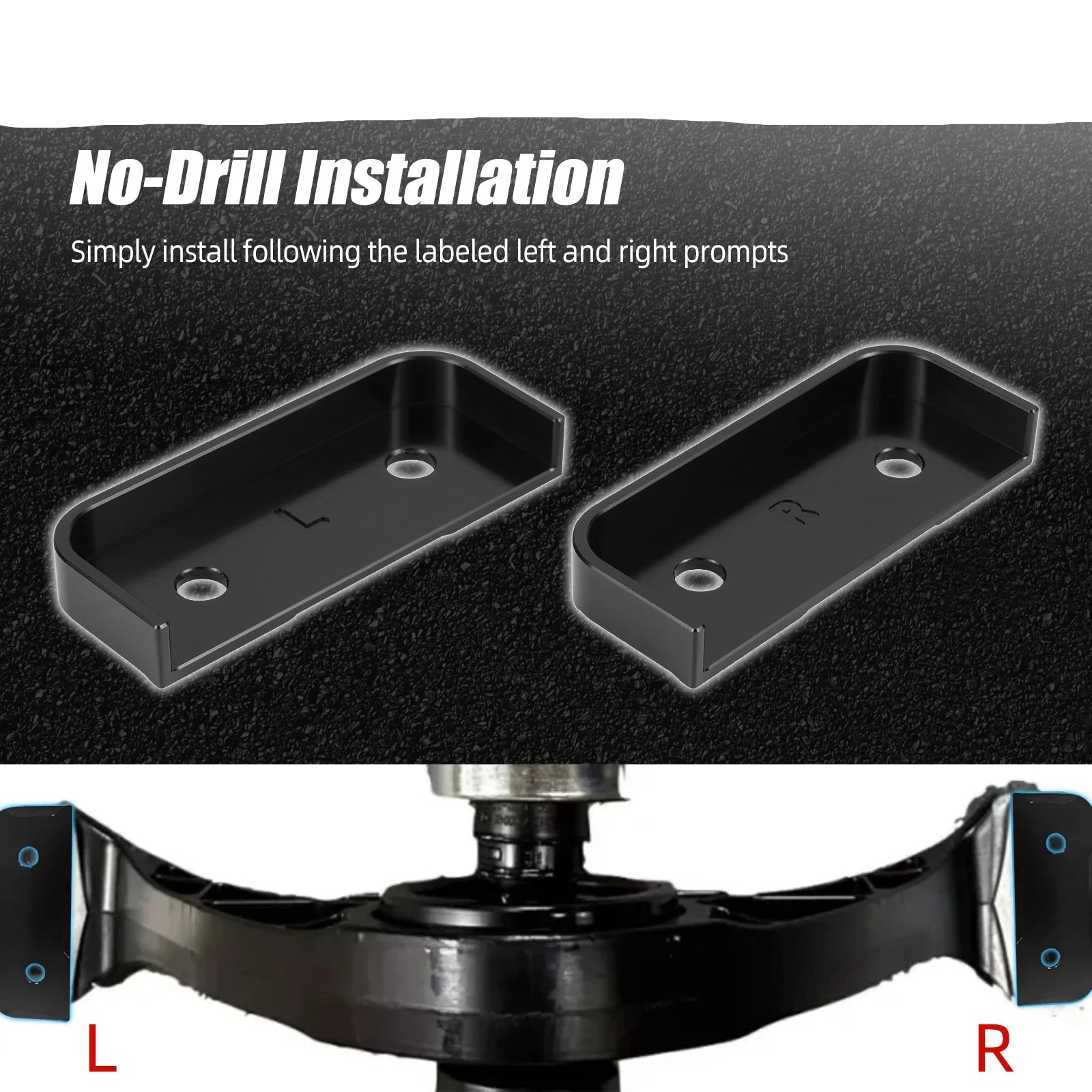 Aluminium-Kardanwellenlager-Abdeckplatte – Audi S3/RS3 8V, TT/TTS/TTRS 8S, VW Golf 7/8 R