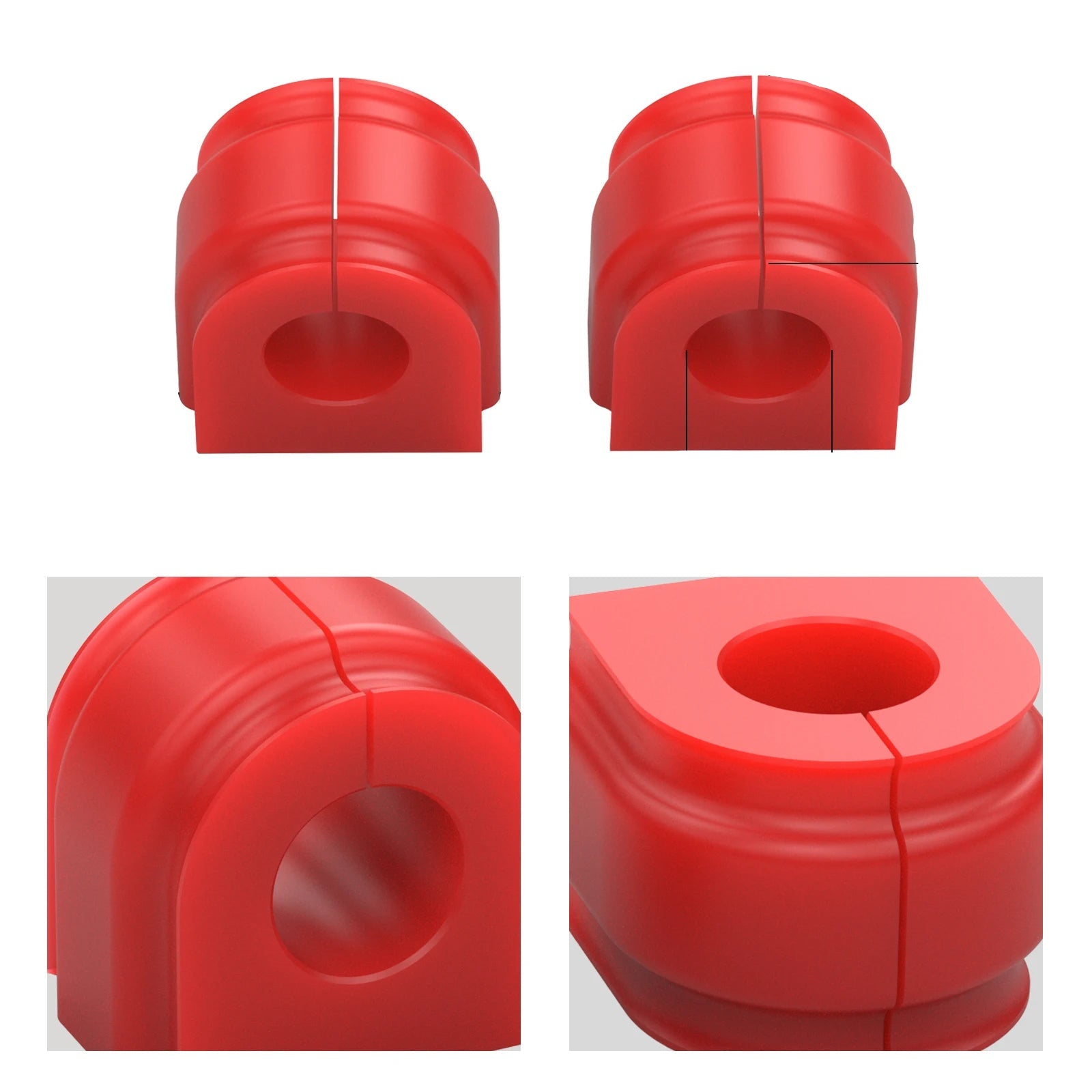 Polyurethan Stabilisatorlager-Satz Vorderachse 26.5mm | BMW E-Series