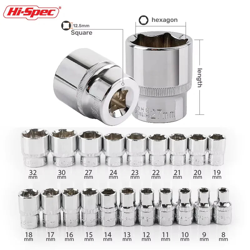 1/2" Drive Deep Impact Sockets