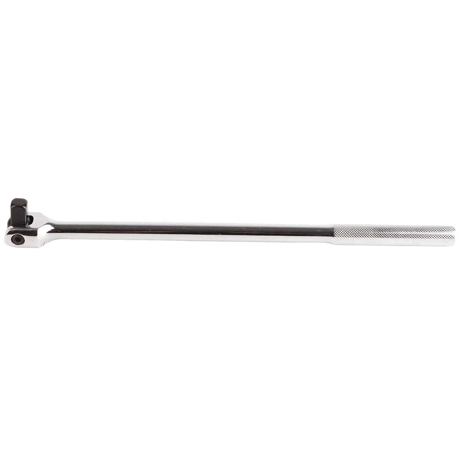 1/2" Drive Flexible Breaker Bar 15" - Side profile showing full length and polished chrome finish | Wrench Haus